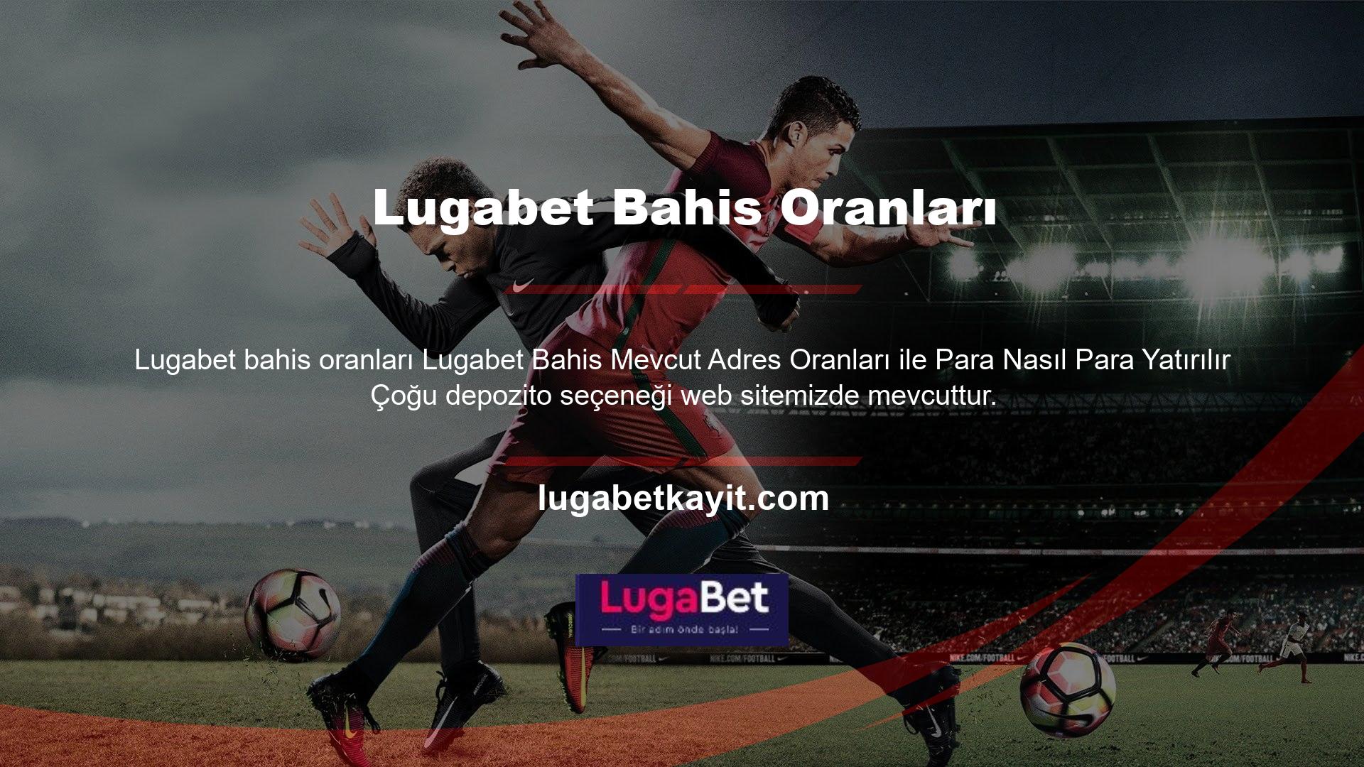 Hesabınıza para koymak için web sitesinde depozito yazan düğmeyi tıklayın